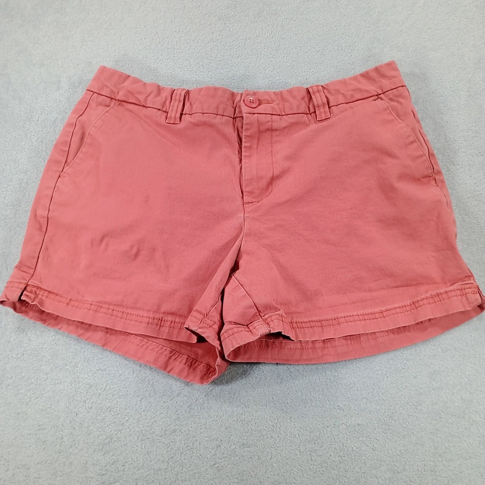 Magellan Womens Chino Shorts Coral Pink Size 10 Outdoor Casual